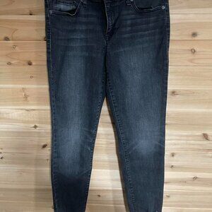 Black Distressed Denim Lucky Brand